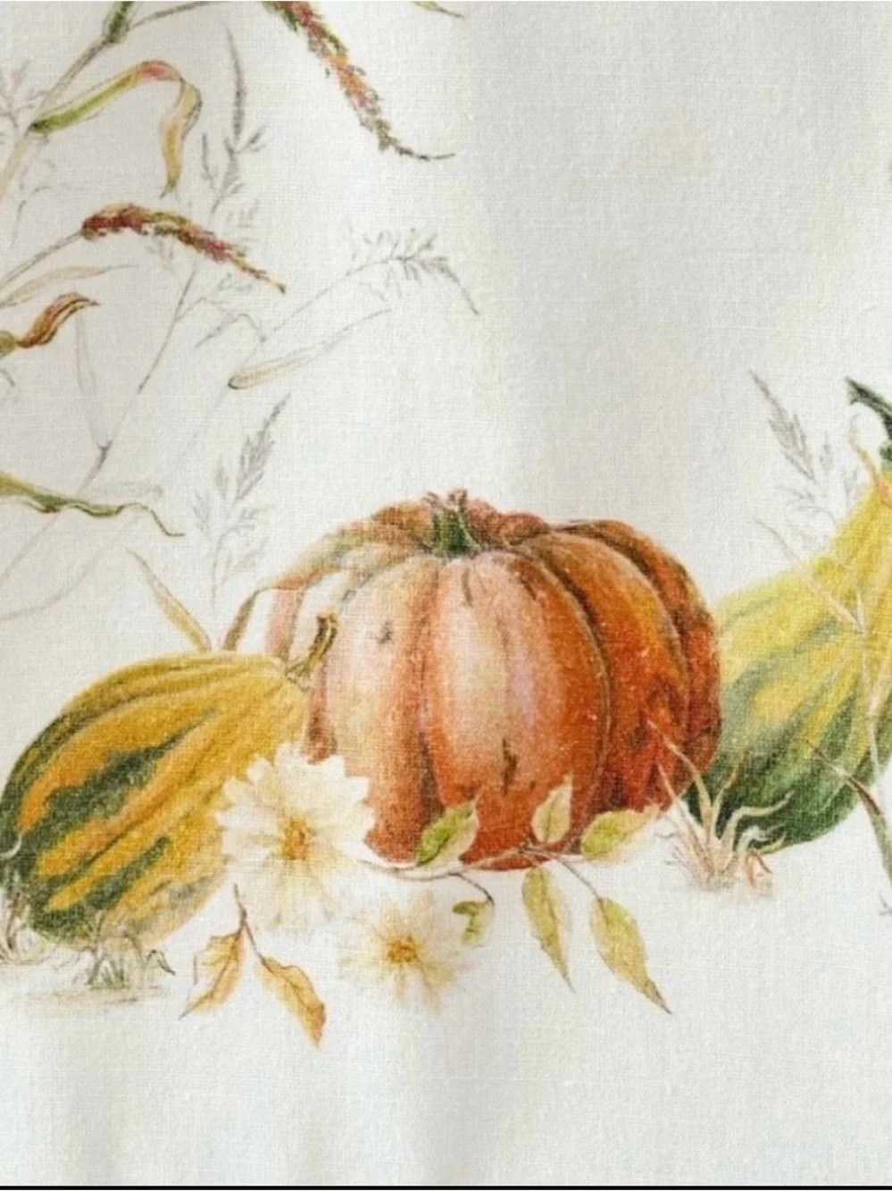 Pottery Barn Bedford Harvest Cotton/Linen Table Runner